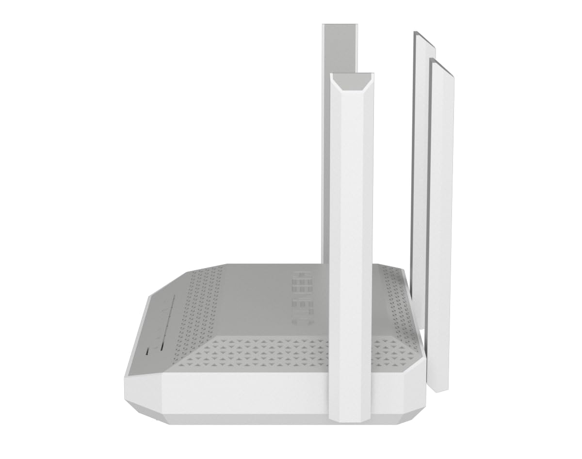 Keenetic Titan (KN-1812) Router multigigabit Wi-Fi 7 Mesh BE7200 con un Smart Switch 1x10G, 1x2,5G y 4x1G, Puertos USB 3.2 y USB 2.0 multifunción
