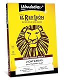 WONDERBOX Connect - Caja Regalo - Descubre El Rey Leon - 2 entradas para 1 función a Elegir - Teatro Lope de Vega, Madrid - Válido Durante 27 Meses