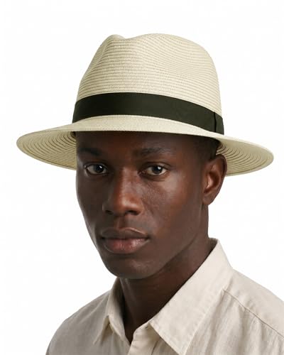 Zylioo XL/XXL Sonnenhut Strohhut Großen Kopf Hut Herren Damen Panamahut Sommerhut Sonnenshutz UV Schutz Strandhut für Urlaub
