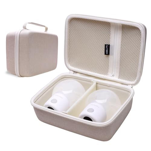 Coque rigide LTGEM design élégant kaki pour double tire-lait Momcozy S12 Pro