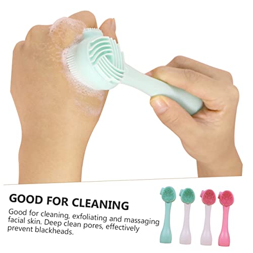 Brosse à points noirs et laveur de visage silicone pour soin cutané