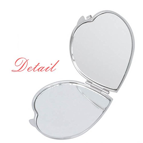 Miroir de maquillage compact portable multicolore fait à la main DIYthinker