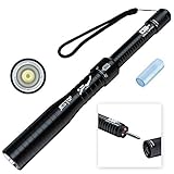 【40M TAUCHTIEFES】: Pezielles Dichtungsdesign, IPX8 wasserdichtes Rating, Anti-Rutsch-Griff-Design, diese professionelle Tauchlampe überlebt bei 40 Meter tiefen Meer. JESTOP zuverlässiges Tauchlicht ist ein wesentlicher Begleiter für Taucher.