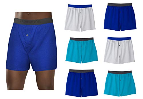 Fruit of the Loom Men's Knit Boxers Breathable Cooling Cotton Micro-Mesh Soft Flex Waistband2