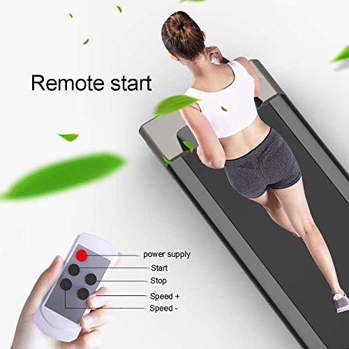 Image of Electric Treadmill Home Tablet Small Mute Foldable Mini Walking Running Home Gym Sports Fitness Machine Fitness Equipment,Silver
