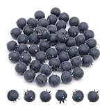 KOMUNJ 50 bayas realistas arándanos artificiales, arándanos, frutas artificiales, decoración de frutas, alimentos, frutas, modelo de cocina, accesorios de fotografía, decoración de mesa de campo,