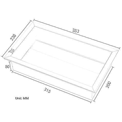 Duschablage aus Edelstahl, wasserdicht, zur Wandmontage; Einbau-Duschablage: Duschablage aus Edelstahl, ideal für Wohnzimmer, Schlafzimmer, Badezimmer, Nasszelle, wasserdichte Aufbewahrung f