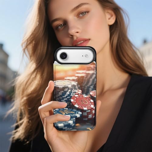 Coque fine antichoc iPhone 17 design jetons de casino protection intégrale