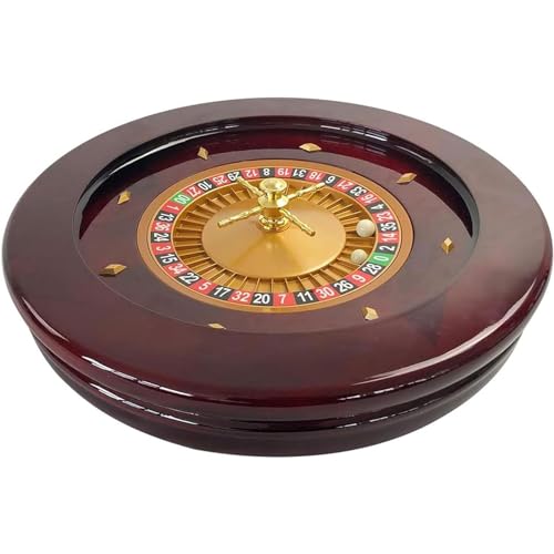Zestaw kół do ruletki – drewniany gramofon 50 cm z precyzyjnymi łożyskami na noce gier