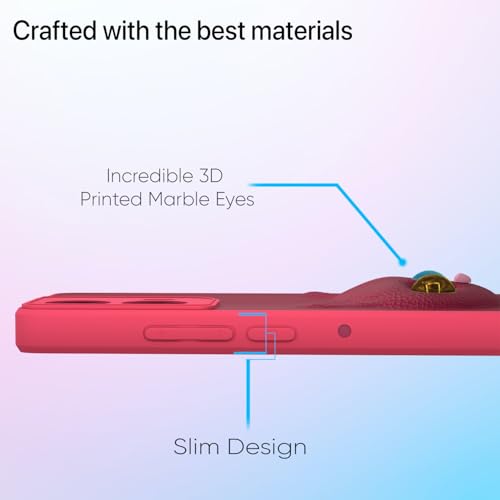 Image of Pikkme Back Cover for Girls | Cute Cat Leather Finish | Soft TPU | Bumper Case for Motorola Moto Edge 50 Fusion 5G / Motorola Moto G96 5G (Pink)