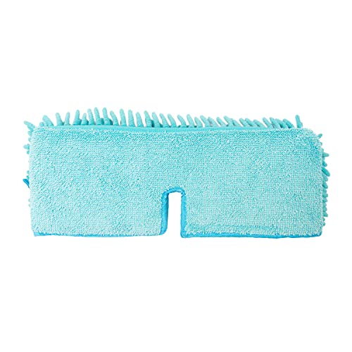 Fuller Brush Dynamic Duo Micro Mop Replacement Head – Dual-Sided Chenille and Terry Cloth Refill Pad for Wet and Dry Floor Cleaning
