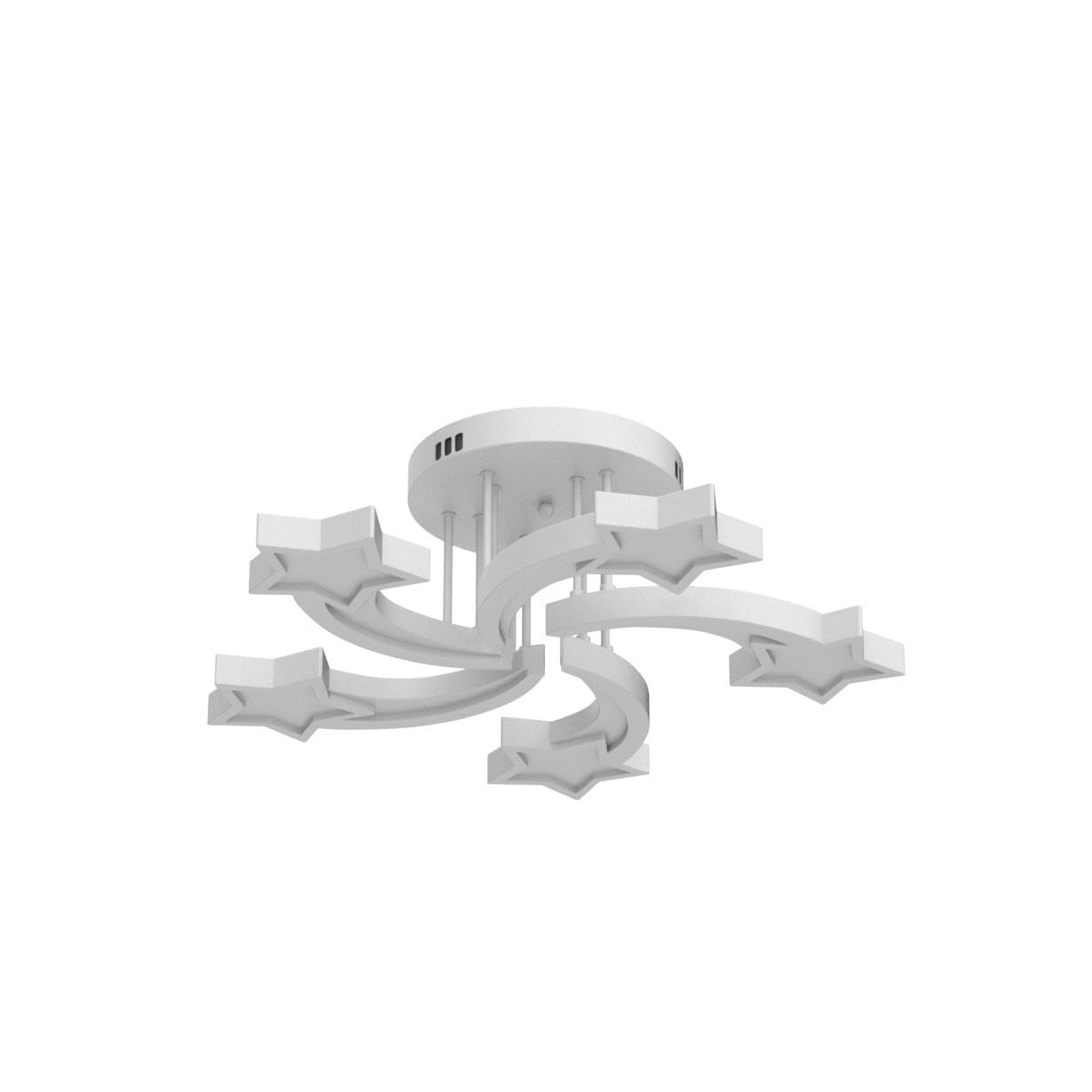 Goeco Plafoniera LED Soffitto, 60W 6700LM Lampadario Cameretta a Forma di Stella, Lampada da Soffitto per Soggiorno Camera da Letto Camera dei Bambini, 6500K Luce Bianca Fredda