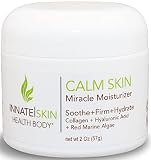 Calm Skin Miracle Moisturizer with Collagen, Hyaluronic Acid and Marine Algae by Innate Skin 2oz fac