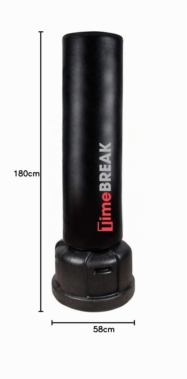 Sacco da terra per Fit Boxe e arti marziali 180 cm NERO