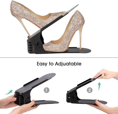 Support à chaussures réglables 20PCS | Rangement chaussures gain de place efficace