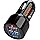 WERPOWER Hussell Cigarette Lighter USB Adapter - 12 V Car Charger for Mobile Phone, Navigation Connection to Socket - 2-Port Multiple Plug - Must Have Car Gadget
