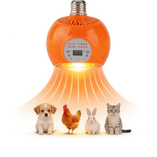 Natudeco Chauffage Pour Poulailler à Température Constante Automatique Lampe Chauffante