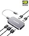 Dex Station for Samsung, Koopman USB Type C to HDMI(4k@60Hz) Hub Adapter for Galaxy Note 9/Note8/S8/S8+/S9/S9 Plus, MacBook Pro 2016/2017/2018, Nintendo Switch, iPad Pro 2018, ChromeBook, XPS and More