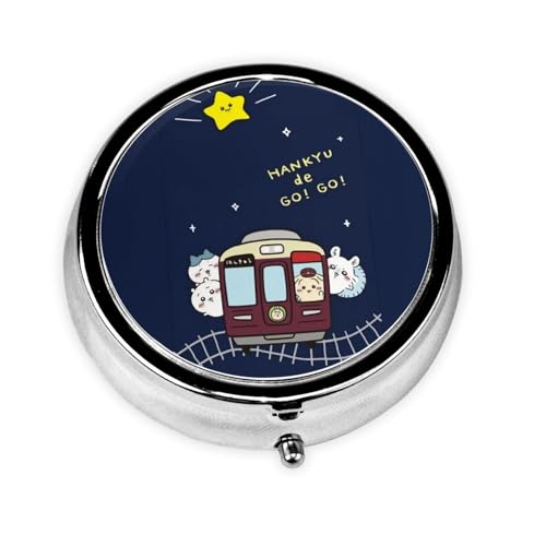 ピルケース ちいかわ 薬箱 携帯 薬収納ケース 薬整理ケース 錠剤入れ 薬入れ 折りたたみ式 小型 かわいい おしゃれ 大容量 密閉 遮光 防湿 薬 飲み忘れ防止 旅行用 持ち運びやすい