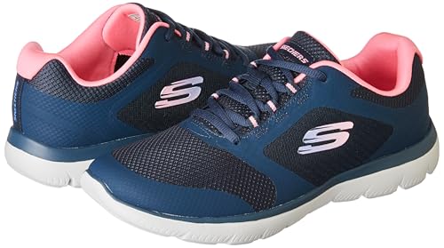 Image of Skechers Women Casual Shoes-Summits-896361Id-Nvpk-8, Navy Blue, 5 UK