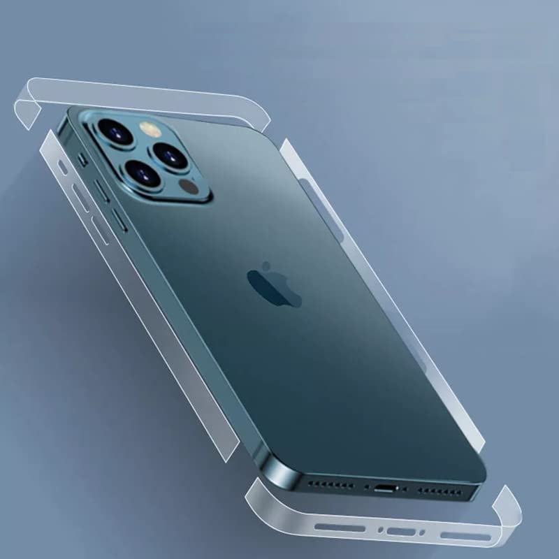 MOBIKTC for iPhone 13 Pro Max Protective Decal Film Around Back and Sides All-Wrap Skin Cover Dust-Proof Anti Scratch/Fingerprint Bubble Free (2 Set, Matte)-image-23