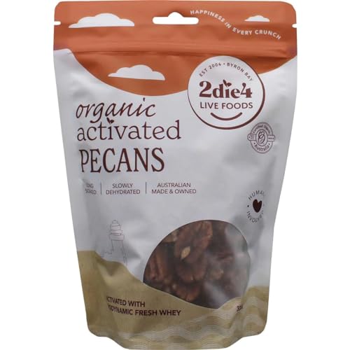 2Die4 Live Foods Activated Organic Pecans 300g