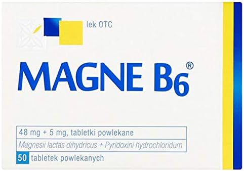 Magne B6 N50 Tab - Relief for Nervousness, Irritability, Mild Anxiety, Hypomagnesemia & Cramps