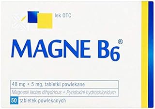 Magne B6 N50 Tab - Relief for Nervousness, Irritability, Mild Anxiety, Hypomagnesemia & Cramps