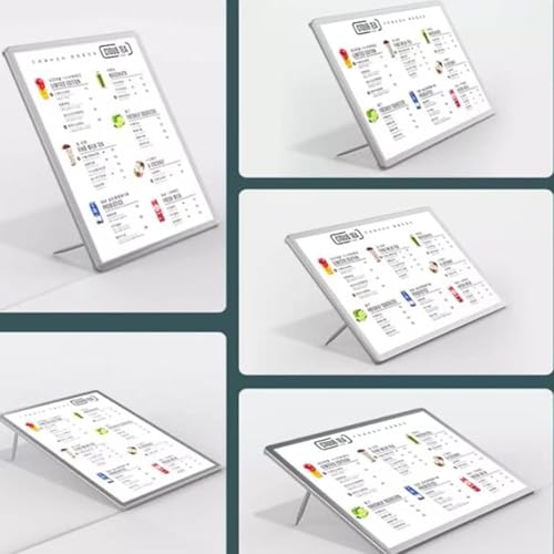 Menu invisible ? Ce tableau de menu table LED A3 illumine vos affiches Silver - 6
