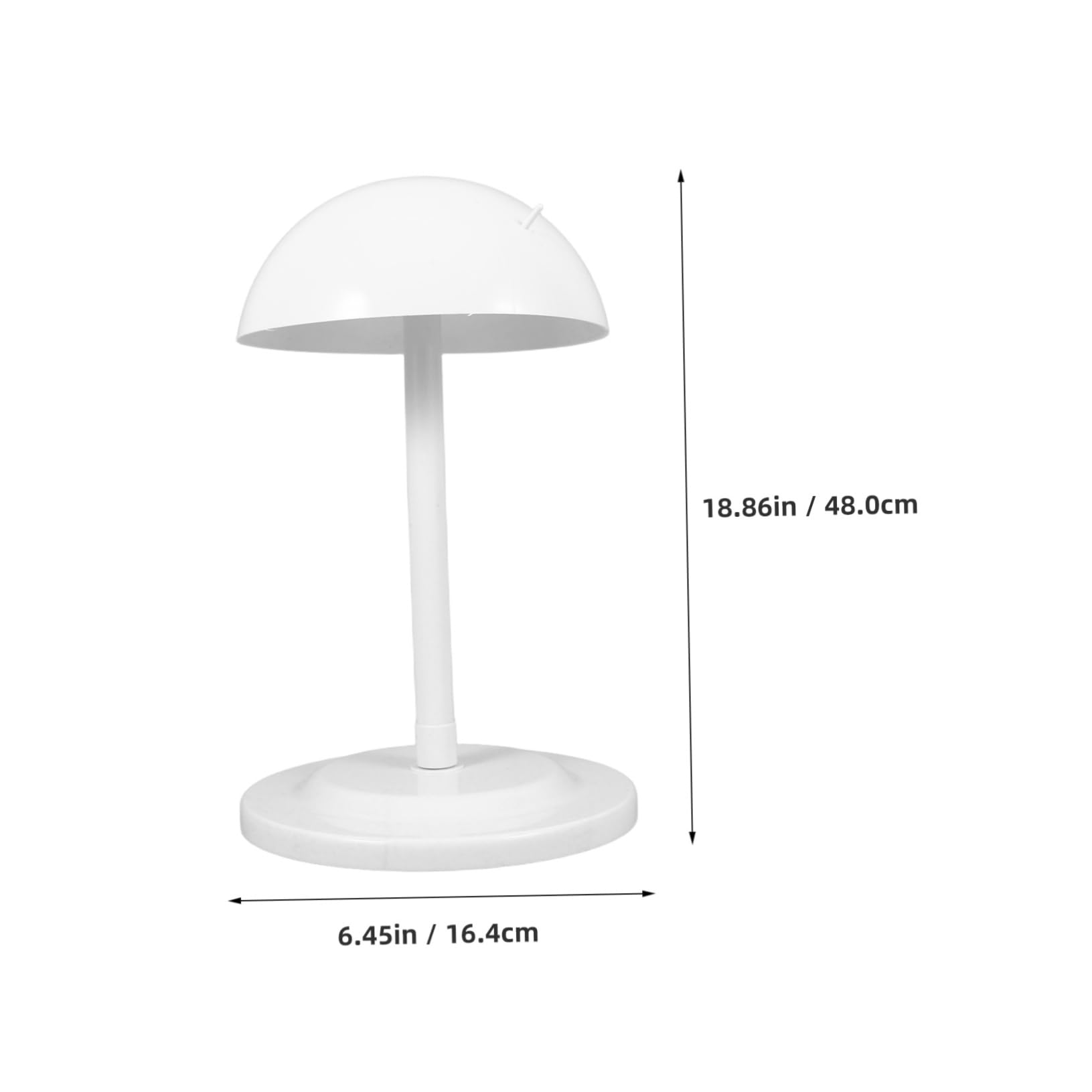 ABOOFAN Tabletop Hat Stand Telescopic Wig Display Holder for Retail Stores Malls Versatile Freestanding Cap Storage for Various Hat Wig