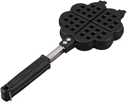 CLQ Moule À Gaufres Antiadhésif 14Cm Treillis Muffin Gâteau Barbecue Steak Petit Déjeuner Pot Plaque Cuisine Gaufre Moule De Cuisson