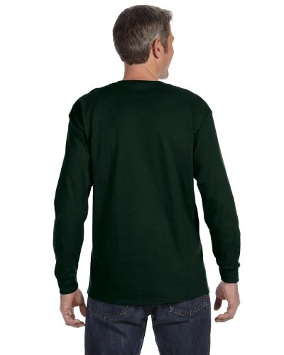 Image of Hanes Mens 6.1 oz. Tagless ComfortSoft Long-Sleeve T-Shirt (5586)
