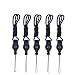 5 Pcs Detachable Long Lanyard Neck Strap - Ideal for Mobile Cell Phone/Smartphones / Phone Case/Camera / Key and Any Other Electronic Devices with a Lanyard Hole - Black