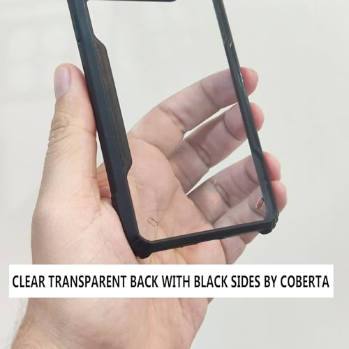 Image of COBERTA Back Cover for Vivo Y22 Back Cover Case - Black Transparent