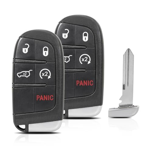 2Pcs Jeep Key fob case Replacement for Jeep Grand Cherokee