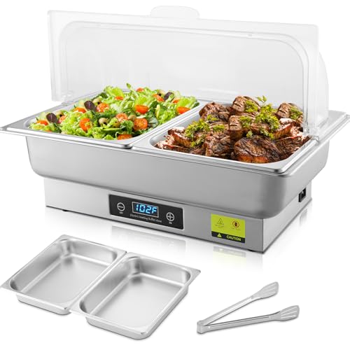 Electric Chafing Dish Buffet Set with Temperature Control
