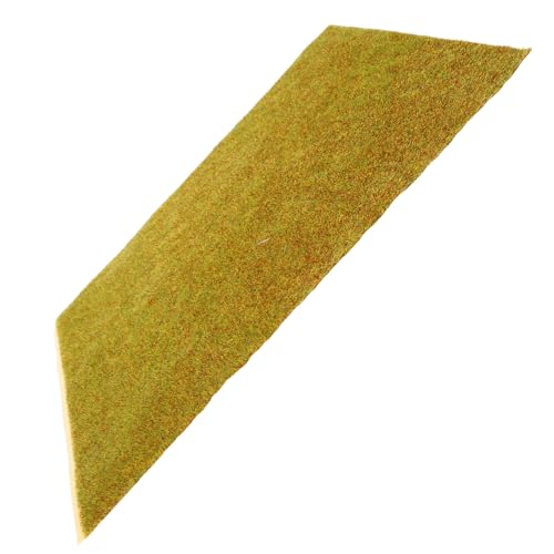 FONDOTIN 模型用サンドテーブル人工芝パッド 耐加工性フェイクターフ ランドスケープ用自然芝生基盤 シーン装飾用室内人工芝