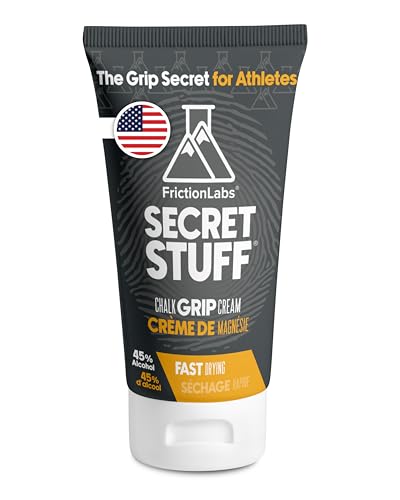 Friction Labs Secret Stuff Liquid Chalk, Original Formula with Alcohol - Sports Chalk Cream - Great Grip for Gymnastics, Rock Climbing, Weight Lifting, Pull-Ups, Deadlifts, Kettlebells, Pole