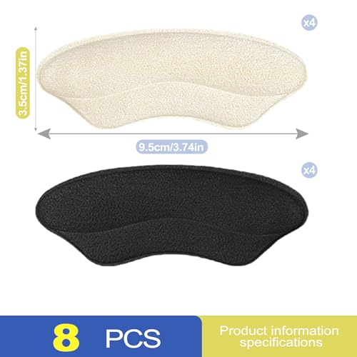 4 Pares de Protectores de Talón Antideslizantes para Zapatos miniatura 2