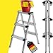 Produktbild Trittleiter CF-131A |    - 2-5 Stufen Leiter - Klapptritt - Treppenleiter - Klappleiter - Haushaltsleiter - Stehleiter - Mehrzweckleiter (2 x 3 Stufen)