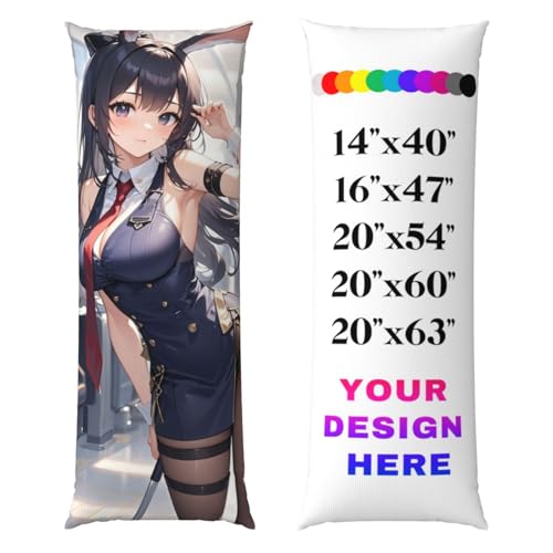 Naispanda Funda de Almohada de Cuerpo Largo