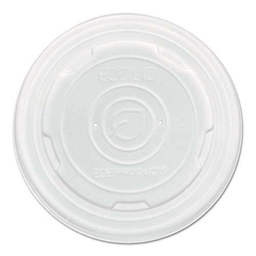 Eco Products EP-ECOLID-SPS Soup Lid f/ 8-10 Oz Container -