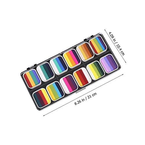 Beatifufu 1 Conjunto Kit De Maquiagem Para Pintura Facial Paleta De Pintura Corporal Para Maquiagem