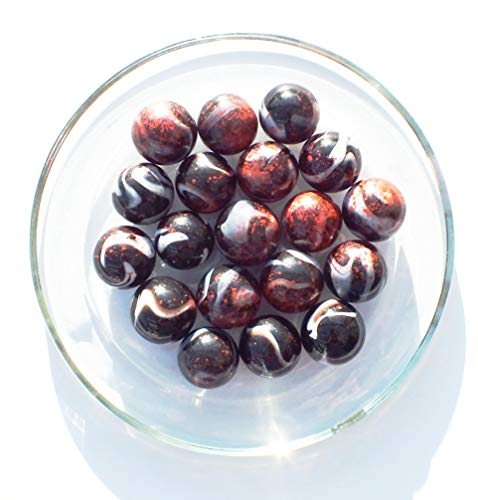 mesbilles MisCanicas - 25 Canicas Dracula - Marmoles de Vidrio 16 mm de Mis Canicas Cover
