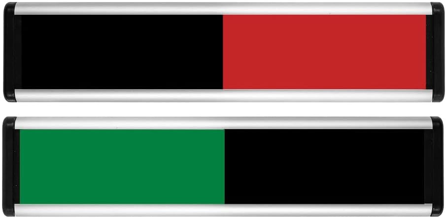 ViroSlide Green/Red Sliding Sign from ViroDisplay® – 214 x 60mm ...