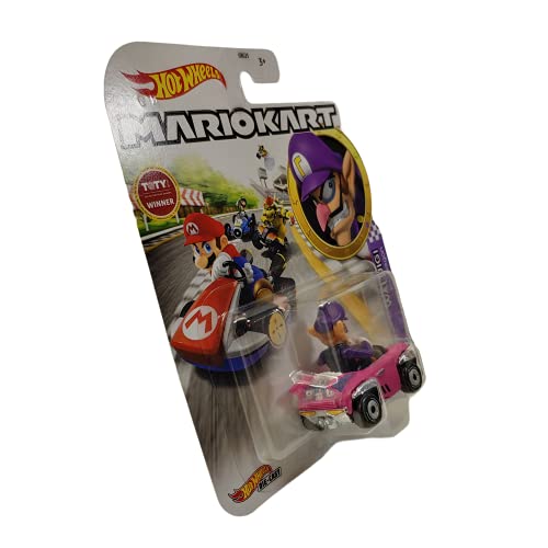 DieCast Hotwheels Mario Kart Waluigi Badwagon miniatura 3
