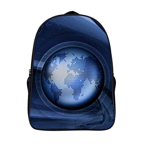Sac à dos scolaire ado bleu pour aller au collège et activités de loisirs