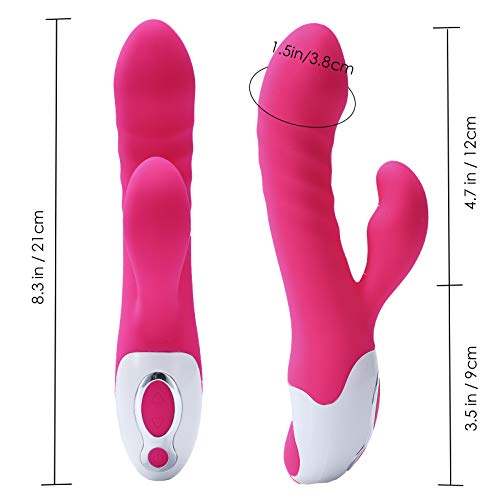 2021 Summer G Spá»t RÃ bbá»‹t Vá»‹brÃ tor Thá»‹ck Ãá»‹ldá» Vá»‹brÃ ting Ãá»‹ldá» Ká»‹nds for Vá»‹brÃ tor Sá»‹liconÃ¨ Stá»‹mulÃ tor Clá»‹tÃ²ris Women WatÃ¨rprá»of of Clá»‹torÃ l Trá»‹plÃ¨ in RÃ bbá»‹t (Pink)