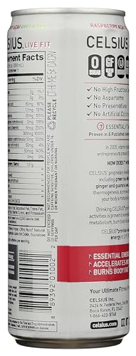 Image of Celsius RTD Green Tea Raspberry, 12 Ounce