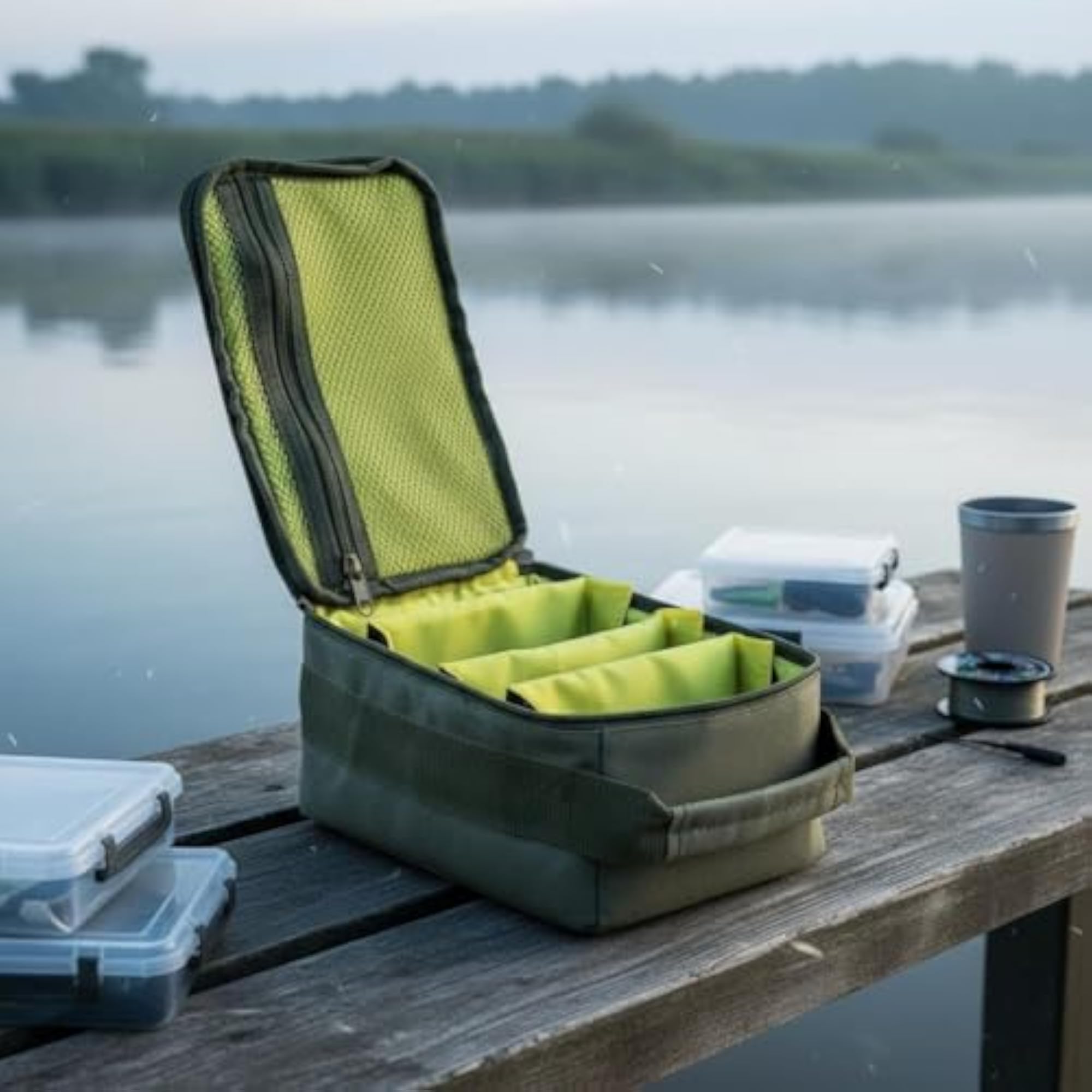Multi-Compartment Utility Bag Sturdy Storage Case